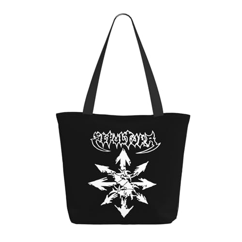 YUIOPAS TUIAST Brazil Metal Band Reißverschluss-Schultertaschen für Damen stylische Shopper-Bäume multifunktionale Einkaufstaschen und Arbeitsbags YUIOPAS TUIAST Brazil Metal Band Reißverschluss-Schultertaschen für Damen stylische Shopper-Bäume multifunktionale Einkaufstaschen und Arbeitsbags von YUIOPAS TUIAST