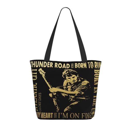 YUIOPAS TUIAST Bruce Rock Singer Reißverschluss-Schultertaschen für Damen stylische Shopper-Bäume multifunktionale Einkaufstaschen und Arbeitsbags YUIOPAS TUIAST Bruce Rock Singer Reißverschluss-Schultertaschen für Damen stylische Shopper-Bäume multifunktionale Einkaufstaschen und Arbeitsbags von YUIOPAS TUIAST
