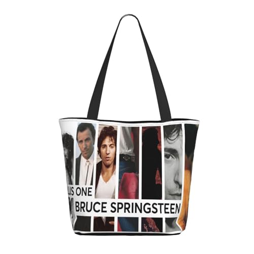 YUIOPAS TUIAST Bruce Rock Singer Reißverschluss-Schultertaschen für Damen stylische Shopper-Bäume multifunktionale Einkaufstaschen und Arbeitsbags YUIOPAS TUIAST Bruce Rock Singer Reißverschluss-Schultertaschen für Damen stylische Shopper-Bäume multifunktionale Einkaufstaschen und Arbeitsbags von YUIOPAS TUIAST
