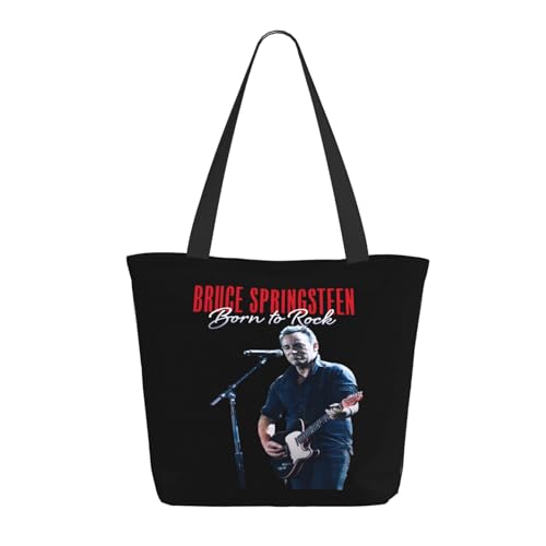 YUIOPAS TUIAST Bruce Rock Singer Reißverschluss-Schultertaschen für Damen stylische Shopper-Bäume multifunktionale Einkaufstaschen und Arbeitsbags YUIOPAS TUIAST Bruce Rock Singer Reißverschluss-Schultertaschen für Damen stylische Shopper-Bäume multifunktionale Einkaufstaschen und Arbeitsbags von YUIOPAS TUIAST
