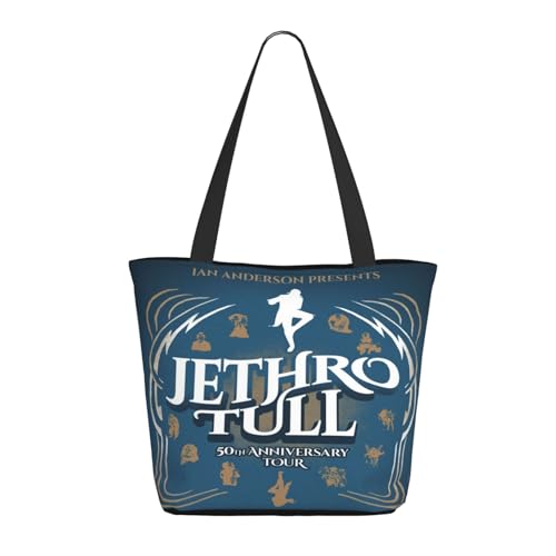 YUIOPAS TUIAST Jethro Rock Band Reißverschluss-Schultertaschen für Damen stylische Shopper-Bäume multifunktionale Einkaufstaschen und Arbeitsbags YUIOPAS TUIAST Jethro Rock Band Reißverschluss-Schultertaschen für Damen stylische Shopper-Bäume multifunktionale Einkaufstaschen und Arbeitsbags von YUIOPAS TUIAST