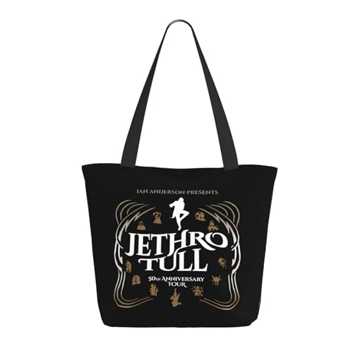 YUIOPAS TUIAST Jethro Rock Band Reißverschluss-Schultertaschen für Damen stylische Shopper-Bäume multifunktionale Einkaufstaschen und Arbeitsbags YUIOPAS TUIAST Jethro Rock Band Reißverschluss-Schultertaschen für Damen stylische Shopper-Bäume multifunktionale Einkaufstaschen und Arbeitsbags von YUIOPAS TUIAST