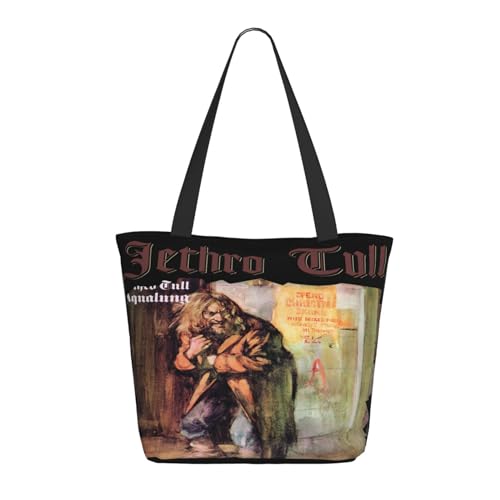 YUIOPAS TUIAST Jethro Rock Band Reißverschluss-Schultertaschen für Damen stylische Shopper-Bäume multifunktionale Einkaufstaschen und Arbeitsbags YUIOPAS TUIAST Jethro Rock Band Reißverschluss-Schultertaschen für Damen stylische Shopper-Bäume multifunktionale Einkaufstaschen und Arbeitsbags von YUIOPAS TUIAST