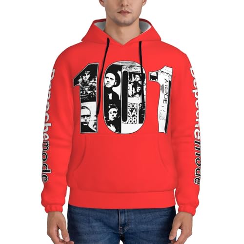 YUIOPAS TUIAST Männer De&PE&Che Music Band Hoodies Langärmliges Herren-Sweatshirt Zuhause Unterwegs Pullunder-Sweatshirt Mehrfarbig XL YUIOPAS TUIAST Männer De&PE&Che Music Band Hoodies Langärmliges Herren-Sweatshirt Zuhause Unterwegs Pullunder-Sweatshirt Mehrfarbig XL von YUIOPAS TUIAST