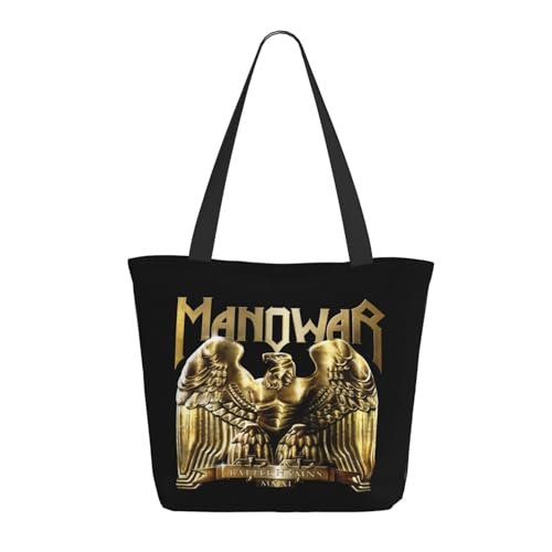 YUIOPAS TUIAST Metal Band Music Reißverschluss-Schultertaschen für Damen stylische Shopper-Bäume multifunktionale Einkaufstaschen und Arbeitsbags von YUIOPAS TUIAST