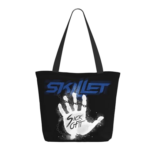 YUIOPAS TUIAST Rock Band Reißverschluss-Schultertaschen für Damen stylische Shopper-Bäume multifunktionale Einkaufstaschen und Arbeitsbags YUIOPAS TUIAST Rock Band Reißverschluss-Schultertaschen für Damen stylische Shopper-Bäume multifunktionale Einkaufstaschen und Arbeitsbags von YUIOPAS TUIAST