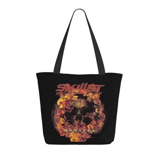 YUIOPAS TUIAST Rock Band Reißverschluss-Schultertaschen für Damen stylische Shopper-Bäume multifunktionale Einkaufstaschen und Arbeitsbags YUIOPAS TUIAST Rock Band Reißverschluss-Schultertaschen für Damen stylische Shopper-Bäume multifunktionale Einkaufstaschen und Arbeitsbags von YUIOPAS TUIAST