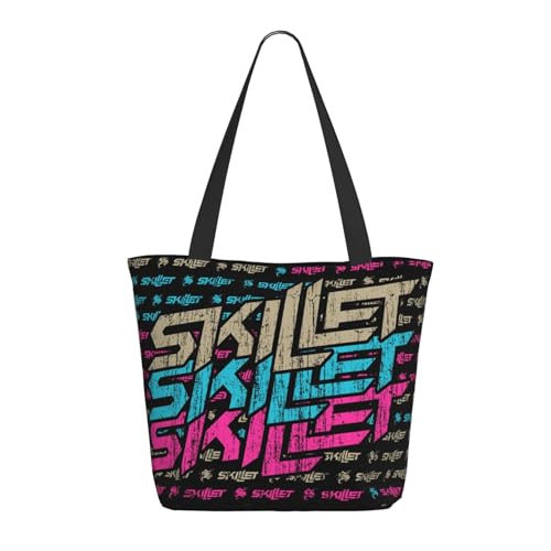 YUIOPAS TUIAST Rock Band Reißverschluss-Schultertaschen für Damen stylische Shopper-Bäume multifunktionale Einkaufstaschen und Arbeitsbags YUIOPAS TUIAST Rock Band Reißverschluss-Schultertaschen für Damen stylische Shopper-Bäume multifunktionale Einkaufstaschen und Arbeitsbags von YUIOPAS TUIAST