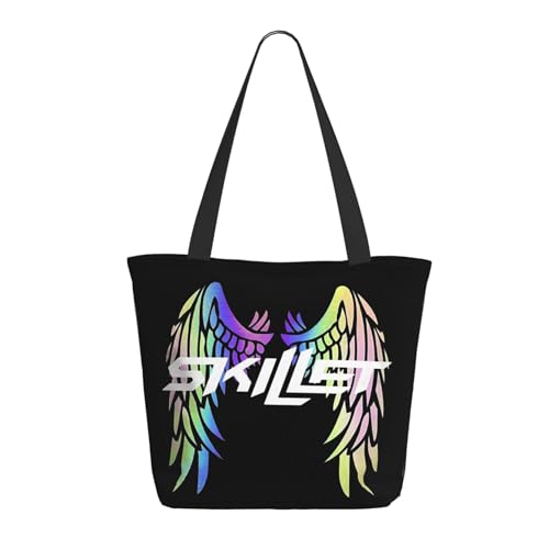YUIOPAS TUIAST Rock Band Reißverschluss-Schultertaschen für Damen stylische Shopper-Bäume multifunktionale Einkaufstaschen und Arbeitsbags YUIOPAS TUIAST Rock Band Reißverschluss-Schultertaschen für Damen stylische Shopper-Bäume multifunktionale Einkaufstaschen und Arbeitsbags von YUIOPAS TUIAST
