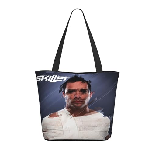 YUIOPAS TUIAST Rock Band Reißverschluss-Schultertaschen für Damen stylische Shopper-Bäume multifunktionale Einkaufstaschen und Arbeitsbags YUIOPAS TUIAST Rock Band Reißverschluss-Schultertaschen für Damen stylische Shopper-Bäume multifunktionale Einkaufstaschen und Arbeitsbags von YUIOPAS TUIAST