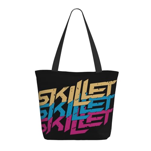 YUIOPAS TUIAST Rock Band Reißverschluss-Schultertaschen für Damen stylische Shopper-Bäume multifunktionale Einkaufstaschen und Arbeitsbags YUIOPAS TUIAST Rock Band Reißverschluss-Schultertaschen für Damen stylische Shopper-Bäume multifunktionale Einkaufstaschen und Arbeitsbags von YUIOPAS TUIAST