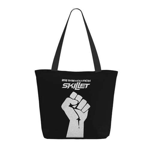 YUIOPAS TUIAST Rock Band Reißverschluss-Schultertaschen für Damen stylische Shopper-Bäume multifunktionale Einkaufstaschen und Arbeitsbags YUIOPAS TUIAST Rock Band Reißverschluss-Schultertaschen für Damen stylische Shopper-Bäume multifunktionale Einkaufstaschen und Arbeitsbags von YUIOPAS TUIAST