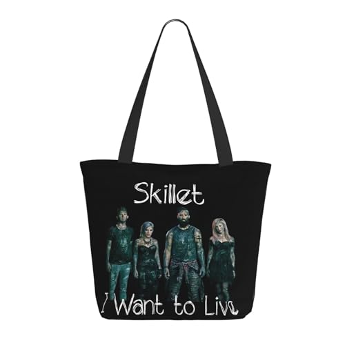 YUIOPAS TUIAST Rock Band Reißverschluss-Schultertaschen für Damen stylische Shopper-Bäume multifunktionale Einkaufstaschen und Arbeitsbags YUIOPAS TUIAST Rock Band Reißverschluss-Schultertaschen für Damen stylische Shopper-Bäume multifunktionale Einkaufstaschen und Arbeitsbags von YUIOPAS TUIAST