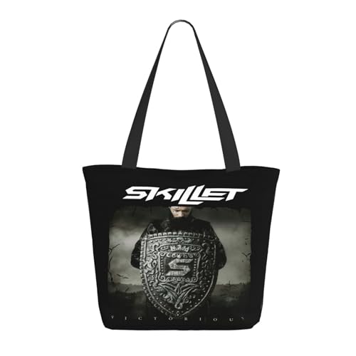 YUIOPAS TUIAST Rock Band Reißverschluss-Schultertaschen für Damen stylische Shopper-Bäume multifunktionale Einkaufstaschen und Arbeitsbags YUIOPAS TUIAST Rock Band Reißverschluss-Schultertaschen für Damen stylische Shopper-Bäume multifunktionale Einkaufstaschen und Arbeitsbags von YUIOPAS TUIAST