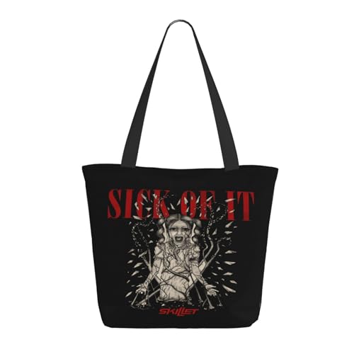 YUIOPAS TUIAST Rock Band Reißverschluss-Schultertaschen für Damen stylische Shopper-Bäume multifunktionale Einkaufstaschen und Arbeitsbags YUIOPAS TUIAST Rock Band Reißverschluss-Schultertaschen für Damen stylische Shopper-Bäume multifunktionale Einkaufstaschen und Arbeitsbags von YUIOPAS TUIAST
