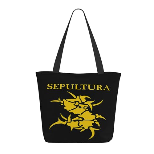 YUIOPAS TUIAST Sep-ult*urá Brazil Metal Band Reißverschluss-Schultertaschen für Damen stylische Shopper-Bäume multifunktionale Einkaufstaschen und Arbeitsbags YUIOPAS TUIAST Sep-ult*urá Brazil Metal Band Reißverschluss-Schultertaschen für Damen stylische Shopper-Bäume multifunktionale Einkaufstaschen und Arbeitsbags von YUIOPAS TUIAST