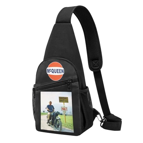 YUIOPAS TUIAST Unisex Actor McQueen Single-Strap Brustbeutel Stylische Alltagstragetasche, multifunktionale Sport-Brusttasche YUIOPAS TUIAST Unisex Actor McQueen Single-Strap Brustbeutel Stylische Alltagstragetasche, multifunktionale Sport-Brusttasche von YUIOPAS TUIAST