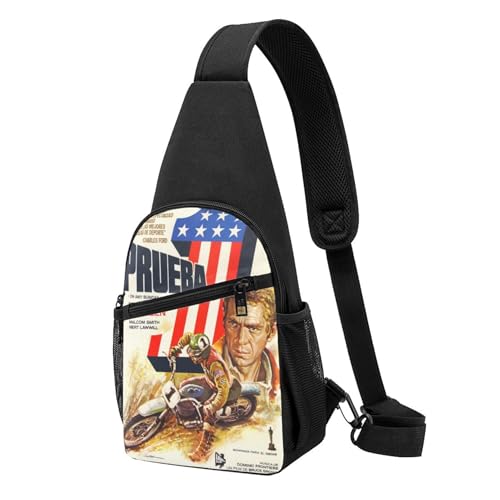 YUIOPAS TUIAST Unisex Actor McQueen Single-Strap Brustbeutel Stylische Alltagstragetasche, multifunktionale Sport-Brusttasche YUIOPAS TUIAST Unisex Actor McQueen Single-Strap Brustbeutel Stylische Alltagstragetasche, multifunktionale Sport-Brusttasche von YUIOPAS TUIAST