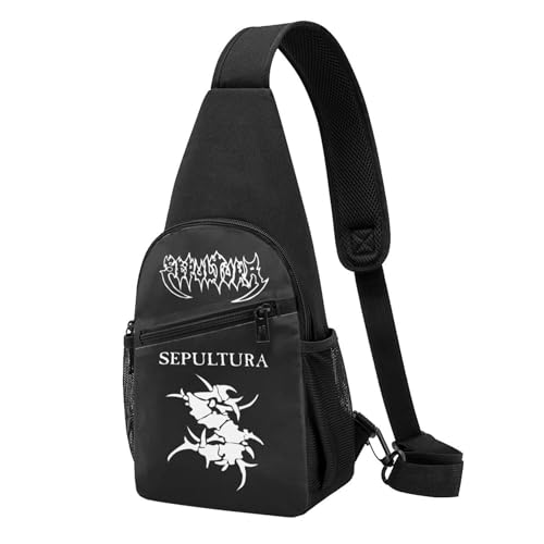 YUIOPAS TUIAST Unisex Brazil Metal Band Single-Strap Brustbeutel Stylische Alltagstragetasche, multifunktionale Sport-Brusttasche YUIOPAS TUIAST Unisex Brazil Metal Band Single-Strap Brustbeutel Stylische Alltagstragetasche, multifunktionale Sport-Brusttasche von YUIOPAS TUIAST
