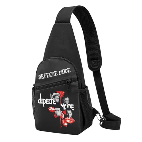 YUIOPAS TUIAST Unisex De&PE&Che Music band Mode Single-Strap Brustbeutel Stylische Alltagstragetasche, multifunktionale Sport-Brusttasche YUIOPAS TUIAST Unisex De&PE&Che Music band Mode Single-Strap Brustbeutel Stylische Alltagstragetasche, multifunktionale Sport-Brusttasche von YUIOPAS TUIAST