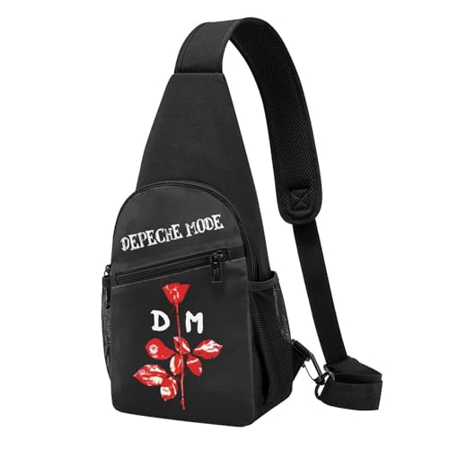 YUIOPAS TUIAST Unisex De&PE&Che Music band Single-Strap Brustbeutel Stylische Alltagstragetasche, multifunktionale Sport-Brusttasche YUIOPAS TUIAST Unisex De&PE&Che Music band Single-Strap Brustbeutel Stylische Alltagstragetasche, multifunktionale Sport-Brusttasche von YUIOPAS TUIAST