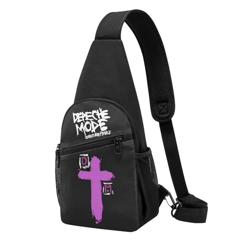 YUIOPAS TUIAST Unisex De&PE&Che Music band Single-Strap Brustbeutel Stylische Alltagstragetasche, multifunktionale Sport-Brusttasche YUIOPAS TUIAST Unisex De&PE&Che Music band Single-Strap Brustbeutel Stylische Alltagstragetasche, multifunktionale Sport-Brusttasche von YUIOPAS TUIAST