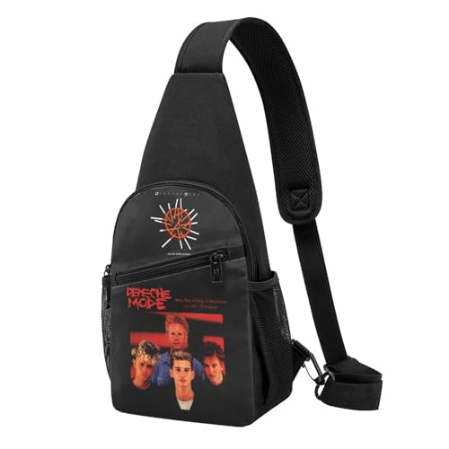 YUIOPAS TUIAST Unisex De&PE&Che Music band Single-Strap Brustbeutel Stylische Alltagstragetasche, multifunktionale Sport-Brusttasche YUIOPAS TUIAST Unisex De&PE&Che Music band Single-Strap Brustbeutel Stylische Alltagstragetasche, multifunktionale Sport-Brusttasche von YUIOPAS TUIAST