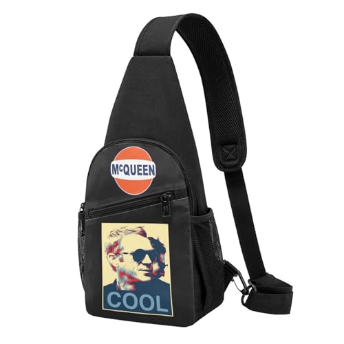 YUIOPAS TUIAST Unisex Steve Actor McQueen Single-Strap Brustbeutel Stylische Alltagstragetasche, multifunktionale Sport-Brusttasche YUIOPAS TUIAST Unisex Steve Actor McQueen Single-Strap Brustbeutel Stylische Alltagstragetasche, multifunktionale Sport-Brusttasche von YUIOPAS TUIAST