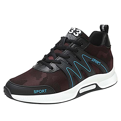 Herren Aufzug Schuh 3.15" Höhe Erhöhung Casual Sneakers Schnürhalbschuhe Wanderschuhe von YUKTOPA