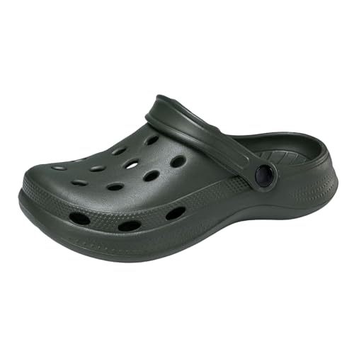 Unisex Adult Clogs Leichte Pantoffeln Sommer Strand Sandalen rutschfest Atmungsaktiv Gardenclogs für Shopping Dinner Backyard Hospital Grün 41/42 Unisex Adult Clogs Leichte Pantoffeln Sommer Strand Sandalen rutschfest Atmungsaktiv Gardenclogs für Shopping Dinner Backyard Hospital Grün 41/42 von YUKTOPA