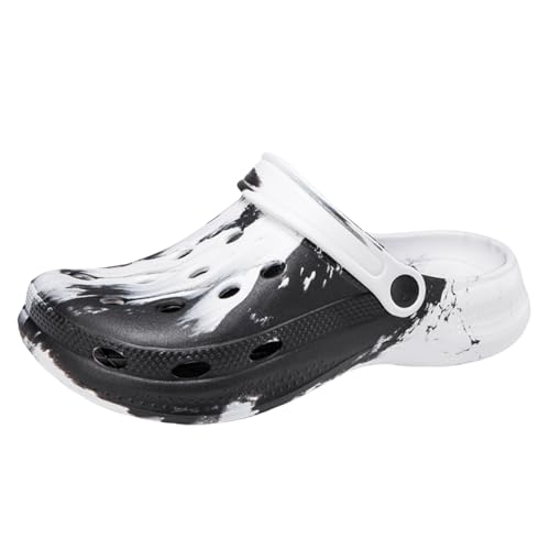 Unisex Adult Clogs Leichte Pantoffeln Sommer Strand Sandalen rutschfest Atmungsaktiv Gardenclogs für Shopping Dinner Backyard Hospital Schwarzer Tarnanstrich 43/44 Unisex Adult Clogs Leichte Pantoffeln Sommer Strand Sandalen rutschfest Atmungsaktiv Gardenclogs für Shopping Dinner Backyard Hospital Schwarzer Tarnanstrich 43/44 von YUKTOPA