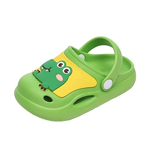 Unisex Kinder Clogs Pantoletten Mädchen Jungen Niedliche Cartoon Gartenschuhe rutschfeste Hausschuhe Strand Sandalen Badeschuhe von YUKTOPA