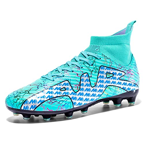 YUKTOPA Fußballschuhe Herren High Top Spikes Cleats Fußball Stiefel Jugendliche Athletics Trainingsschuhe Professionelle Outdoor Fußballschuhe Männer Football Schuhe Unisex von YUKTOPA