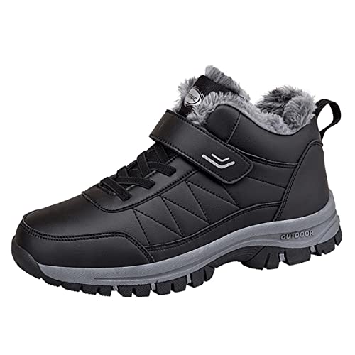 YUKTOPA Herren Damen Winterschuhe Warm Gefüttert Schneestiefel Outdoor Wasserdicht rutschfest Stiefelette Trekkingstiefel Wanderstiefel Winterschuhe Schneeschuhe Wanderschuhe Gr.35-48 von YUKTOPA