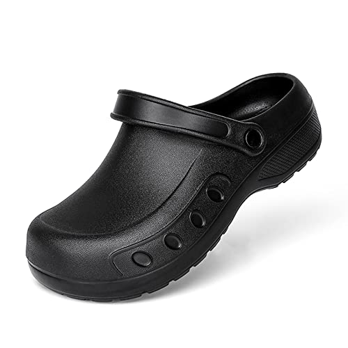 YUKTOPA Kochschuhe für Herren Arbeitsschuhe rutschfest Wasserdicht Chef Schuhe, Professioneller Arbeitsschuh für Herrenideal für die Küchen- oder Lebensmittelindustrie von YUKTOPA