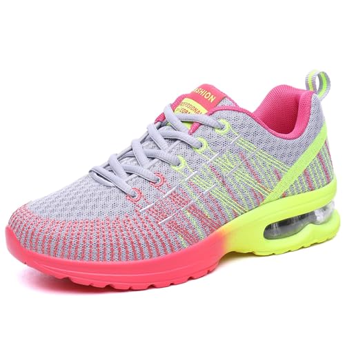 YUKTOPA Laufschuhe Damen Straßenlaufschuhe Leichtgewicht Atmungsakti Luftpolster Sportschuhe Mode Jogging Fitness Gym Athletic Outdoor Turnschuhe Grau42 YUKTOPA Laufschuhe Damen Straßenlaufschuhe Leichtgewicht Atmungsakti Luftpolster Sportschuhe Mode Jogging Fitness Gym Athletic Outdoor Turnschuhe Grau42 von YUKTOPA
