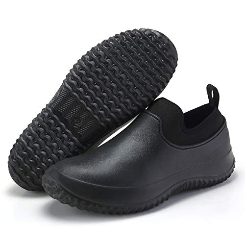 YUKTOPA Unisex-Erwachsene Clogs Gartenschuhe Herren Damen Wasserdicht rutschfest Ölbeständig Chefschuhe Kochschuhe Regenschuhe Arbeits Sicherheitsclog EU35-49 von YUKTOPA