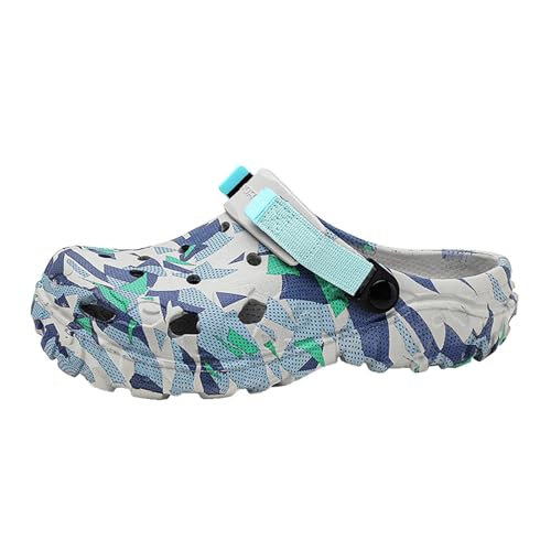 YUKTOPA rutschfeste Bequeme Eva Clogs Herren wasserdichte Und Atmungsaktive Freizeitschuhe Slipper Mit Verstellbarem Fersenriemen Geeignet für Sport Garten Strand und Alltag Blau 46 YUKTOPA rutschfeste Bequeme Eva Clogs Herren wasserdichte Und Atmungsaktive Freizeitschuhe Slipper Mit Verstellbarem Fersenriemen Geeignet für Sport Garten Strand und Alltag Blau 46 von YUKTOPA