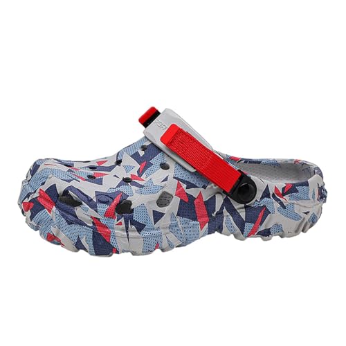 YUKTOPA rutschfeste Bequeme Eva Clogs Herren wasserdichte Und Atmungsaktive Freizeitschuhe Slipper Mit Verstellbarem Fersenriemen Geeignet für Sport Garten Strand und Alltag Rot 47 YUKTOPA rutschfeste Bequeme Eva Clogs Herren wasserdichte Und Atmungsaktive Freizeitschuhe Slipper Mit Verstellbarem Fersenriemen Geeignet für Sport Garten Strand und Alltag Rot 47 von YUKTOPA