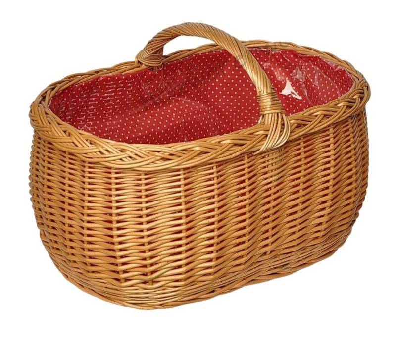 YULKA Einkaufskorb Weidenkorb BAGI ROT 2 Autkorb mit Henkel, 48 l, ökologisches Weidengeflecht, stilvoll und praktisch YULKA Einkaufskorb Weidenkorb BAGI ROT 2 Autkorb mit Henkel, 48 l, ökologisches Weidengeflecht, stilvoll und praktisch von YULKA