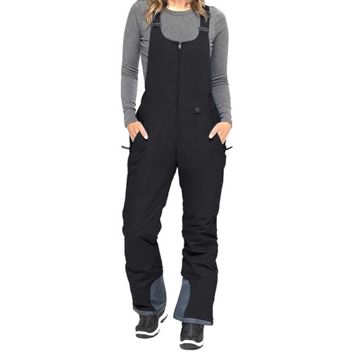 YULONGESS Damen Skihose Wasserdicht mt Abnehmbaren Hosenträgern Skihose Winter Winddichte Outdoorhose Stretch Thermohose Übergröße Wanderhose Weite Softshellhose Women Schneehose Snowboardhose YULONGESS Damen Skihose Wasserdicht mt Abnehmbaren Hosenträgern Skihose Winter Winddichte Outdoorhose Stretch Thermohose Übergröße Wanderhose Weite Softshellhose Women Schneehose Snowboardhose von YULONGESS