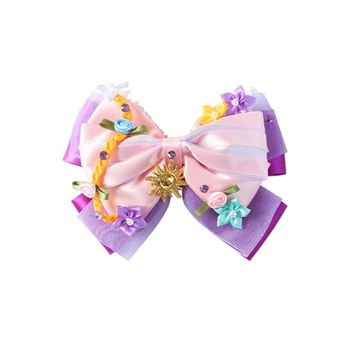 Schleife Haarschleife, Haarschleifen Mädchen, Prinzessinnen Haarspange, Seiten Haarspange, Haarschleifen Clips, Mode Haarschmuck, für Frauen und Mädchen (A) von YULONGWU