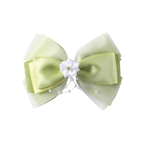 Schleife Haarschleife, Haarschleifen Mädchen, Prinzessinnen Haarspange, Seiten Haarspange, Haarschleifen Clips, Mode Haarschmuck, für Frauen und Mädchen (E) von YULONGWU