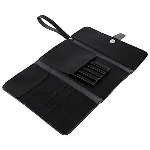 YUMILI Friseurtasche Pro Organizer, Multifunktionales Haarschere Bag Beutel Pack Hülle Kämpfer Halter Friseur Styling Barber Tool - PU Leder Friseur-Gürteltasche für Salon, Haus & Mobileinsatz von YUMILI