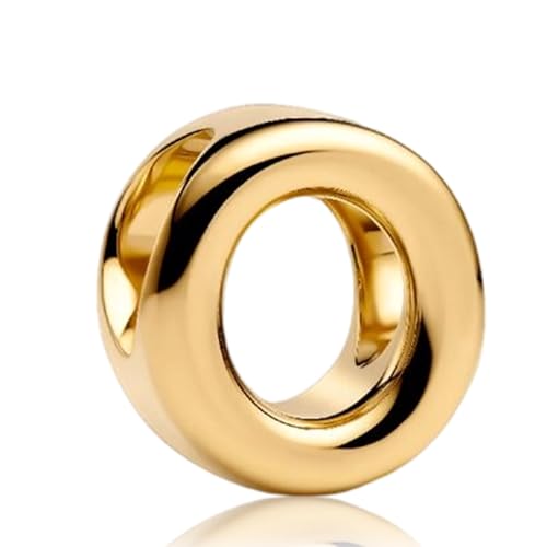 YUMINN Gold Buchstabe O Charms für Armbänder 925 Sterling Silber Schmuck Geschenke für Damen von YUMINN
