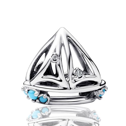 YUMINN Segelboot Charms 925 Sterling Silber für Armbänder und Halsketten Dangle Anhänger Perlen Schmuck Geschenke für Damen von YUMINN