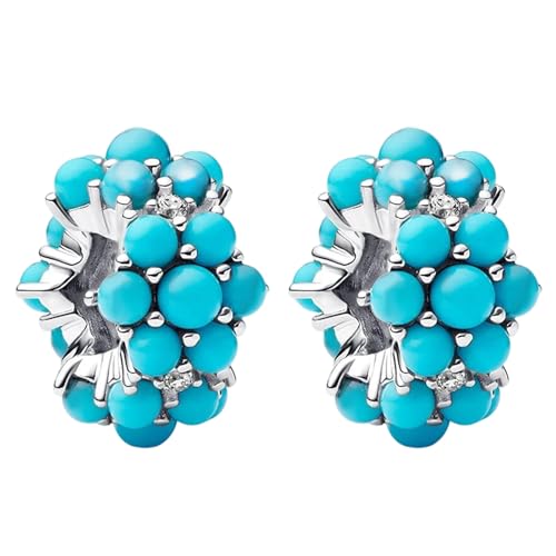 YUMINN Türkis Clipx2 Charms 925 Sterling Silber für Armbänder und Halsketten Dangle Anhänger Perlen Schmuck Geschenke für Damen YUMINN Türkis Clipx2 Charms 925 Sterling Silber für Armbänder und Halsketten Dangle Anhänger Perlen Schmuck Geschenke für Damen von YUMINN