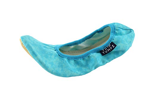 YUMP YUMPZ Aquarella azzurra - Gymnastikschuhe aus Baumwolle - in Gr.38 von YUMP YUMPZ