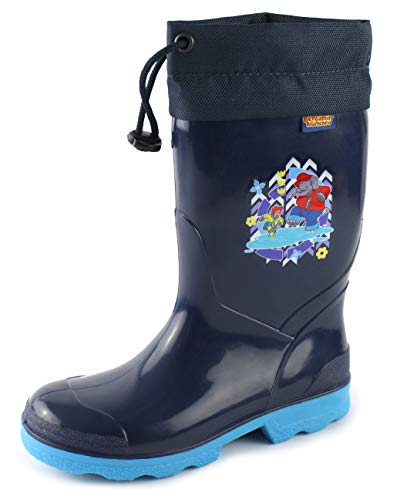 YUMP YUMPZ Benjamin BLÜMCHEN Regenstiefel -Made in Italy- Winterfest, Leicht und Weich - wasserdichte Kinder Gummistiefel mit optimaler Passform in Gr. 25 von YUMP YUMPZ
