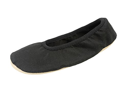 YUMP YUMPZ Basic #1plus schwarz [Weite Passform] - Gymnastikschuhe aus Deutschland Turnschläppchen/Ballettschuhe - in Gr.26 von YUMP YUMPZ